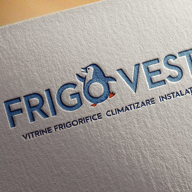 Logo design premium vector pentru FrigoVest